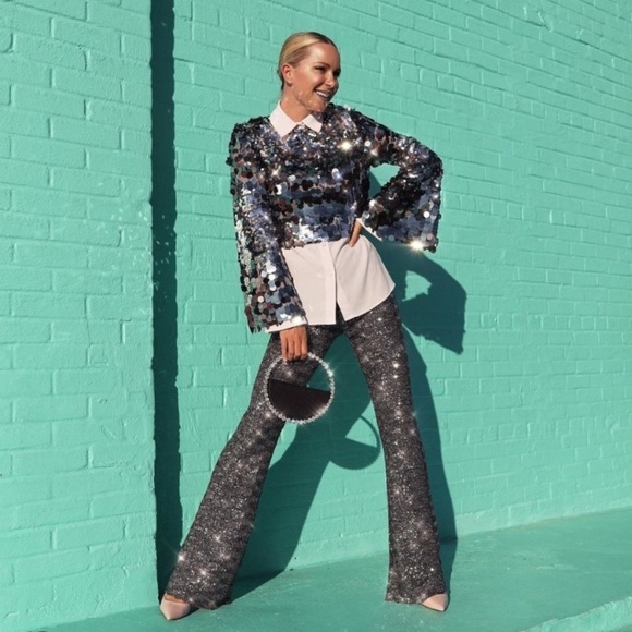 Zara sequin crop top - Picture 13 of 16